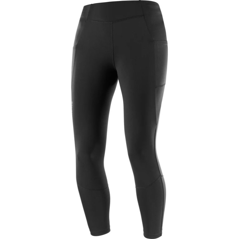 Black Salomon Cross Run 25'' Women's Running Tights | IE KM0567